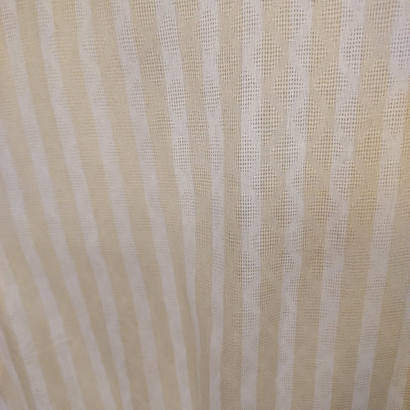 Andree by unit jumpsuit NWT cream and white striped Med - Picture 10 of 15